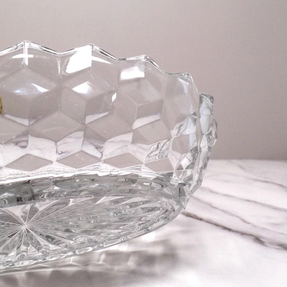 Vintage Fostoria American Clear (2056) Oval Vegetable Dish (836)
